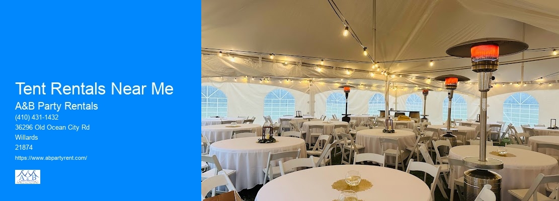 Order By Date Tent Rentals