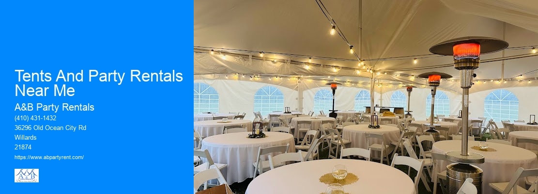 Rent A Party Tent Near Me